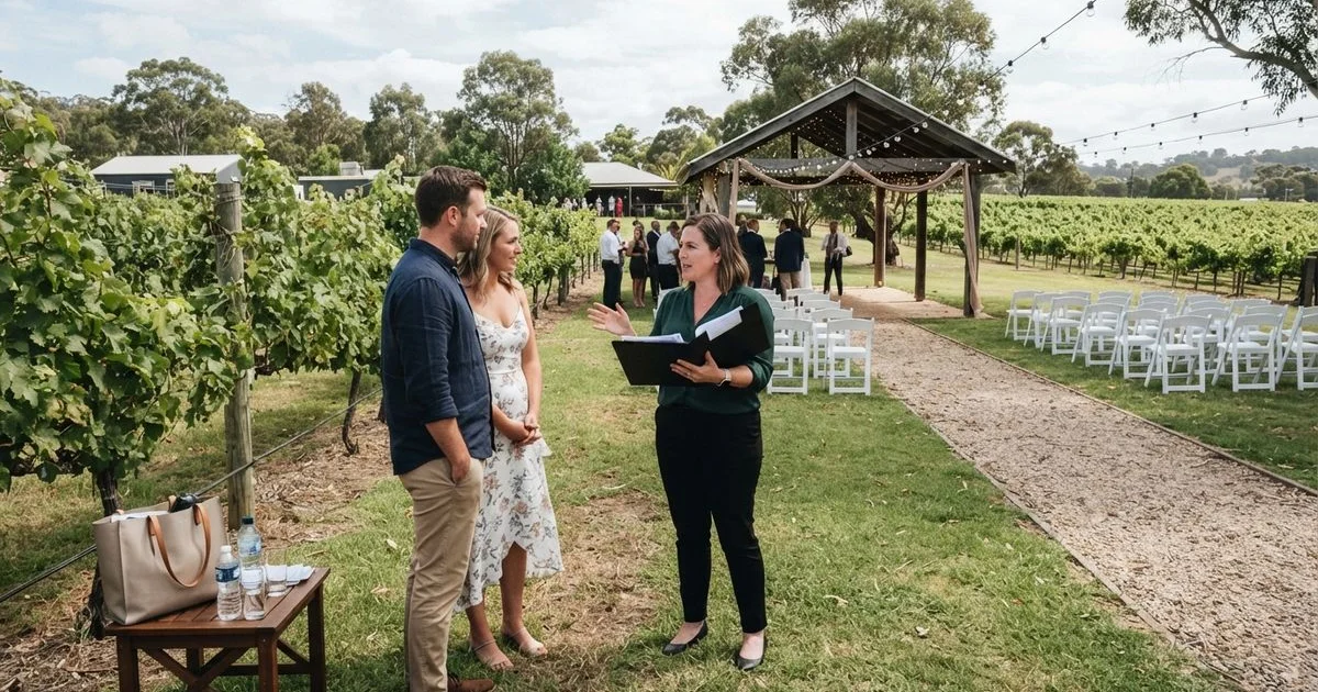 Questions to ask before booking a Swan Valley winery wedding